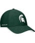 ფოტო #1 პროდუქტის Men's Green Michigan State Spartans Deluxe Flex Hat
