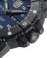 ფოტო #3 პროდუქტის Men's Swiss Automatic Master Carbon Seal Blue Rubber Strap Watch 45mm