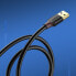 Przedłużacz kabla przewodu USB 3.0 1m czarny