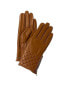 Фото #1 товара Bruno Magli Cashmere-Lined Leather Glove Women's Brown L