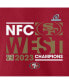 Фото #3 товара Men's Scarlet San Francisco 49ers 2023 NFC West Division Champions Conquer T-shirt