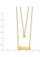 ფოტო #3 პროდუქტის Star and Bar Multi Strand 15.5 inch Cable Chain Necklace