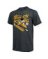 Фото #3 товара Men's Threads Najee Harris Charcoal Pittsburgh Steelers Tri-Blend Steel City Player T-shirt