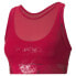 Фото #3 товара Puma Mid Impact Fashion Luxe Ellavate Sports Bra Womens Red Casual 52060433