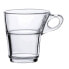 DURALEX Transparent Stackable Coffee Cup 90Cc Caprice