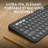 Фото #4 товара Bluetooth-клавиатура с подставкой для планшета Logitech K380 французский Серый Графитовый Темно-серый AZERTY