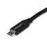 Фото #9 товара StarTech.com USB-C to USB-C Cable w/ 5A PD - M/M - 2 m (6 ft.) - USB 2.0 - USB-IF Certified, 2 m, USB C, USB C, USB 2.0, 480 Mbit/s, Black