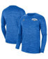 Фото #1 товара Men's Blue UCLA Bruins Sideline Game Day Velocity Performance Long Sleeve T-shirt