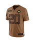 Фото #3 товара Men's Breece Hall Brown Distressed New York Jets 2023 Salute To Service Limited Jersey