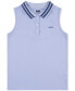 Big Girls Ribbed Polo Tank Top