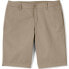 Фото #8 товара Plus Size School Uniform Plain Front Blend Chino Shorts