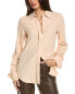 Sportmax Yen Silk-Blend Shirt Women's Pink 10