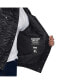 Фото #2 товара Levi’s x Starter Men's Black Baltimore Orioles Silver Tab Satin Full-Snap Trucker Jacket