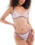 Фото #1 товара Monki mix and match soft lace bra in lilac purple