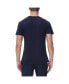 ფოტო #2 პროდუქტის INK + IVY Heat retaining Crew neck contrast Short Sleeve Pajama Tee