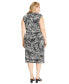 Фото #1 товара Платье с рисунком Maggy London Plus Size Midi Dress