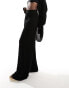 Southbeach oversized beach trousers in black