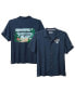 Фото #1 товара Men's Navy 2023 MLB All-Star Game Camp Button-Up Shirt