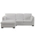 Фото #6 товара Arond 97" 2-Pc. Leather Sectional with Chaise, Created for Macy's