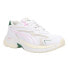 Фото #2 товара Puma Teveris Nitro Preppy Lace Up Womens White Sneakers Casual Shoes 39109601