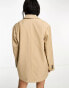 Фото #8 товара Weekday Aiden co-ord oversized blazer in beige