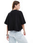 Фото #4 товара ASOS DESIGN boxy cropped t-shirt in black