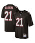 Фото #2 товара Men's Deion Sanders Black Atlanta Falcons Big and Tall 1992 Retired Player Replica Jersey