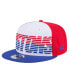 Men's White/Blue Detroit Pistons Throwback Gradient Tech Font 9fifty Snapback Hat White blue - фото #2