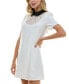 ფოტო #3 პროდუქტის Juniors' Rhinestone-Trim A-Line Dress