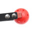 Фото #5 товара Кляп с дышащей матово-красной мячом Ball Gag Breathable Black/Red от FETISH ADDICT