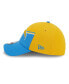Фото #4 товара Men's Gold, Powder Blue Los Angeles Chargers 2023 Sideline 39THIRTY Flex Hat