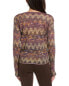 M Missoni Wool-Blend Sweater Women's Purple L