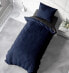 Фото #7 товара Комплект постельного белья One-Home Wendebettwäsche Uni синий 135 x 200 см
