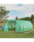 Фото #2 товара Greenhouse 26'x10'x7' Large Size Walk In Hot Green House Gardening