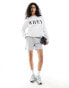 Фото #4 товара Six Stories Wifey statement sweatshirt in grey marl