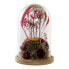 Фото #1 товара Декоративная фигура DKD Home Decor Стеклянный Цветы Деревянный MDF (17 x 17 x 26 cm)