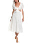 Фото #1 товара Jl Luxe Eyelet Maxi Dress Women's White Xs