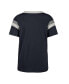 ფოტო #3 პროდუქტის Women's Navy Dallas Cowboys Phoenix V-Neck T-shirt