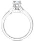 ფოტო #3 პროდუქტის Diamond Solitaire Engagement Ring (1/3 c.t. t.w.) in 14k White Gold