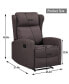 Фото #7 товара Recliner Chair For Living Room, Adjustable Modern Reclining Chair, Recliner Sofa With Lumbar Support, Classic And Traditional Recliner Chair With Comfortable Arms And Back Sofa (Linen Brown)