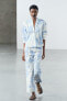 Zw collection printed pyjama-style trousers