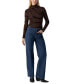 ფოტო #1 პროდუქტის Women's Essential Striped Turtleneck