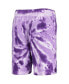 ფოტო #4 პროდუქტის Big Boys Purple Phoenix Suns Santa Monica Tie-Dye Shorts