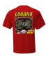 ფოტო #2 პროდუქტის Men's Red Joey Logano 2023 NASCAR Cup Series Schedule T-shirt