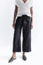 Фото #3 товара Wide-leg Linen-blend Pants