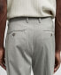 ფოტო #3 პროდუქტის Men's Stretch Fabric Super Slim-Fit Suit Pants