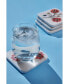 Фото #2 товара Oriental Bloom Marble Coasters, Set of 4
