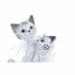 Фото #3 товара Декоративная фигура DKD Home Decor Белые коты Романтик 15 x 10 x 29 см