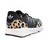 Фото #3 товара Adidas ZX 1K Boost "Leopard Print" Women's Shoes Core Black-Pale Nude H00669