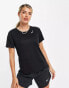 Nike Running dry fit race top in black